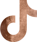 TikTok logo in a textured design.